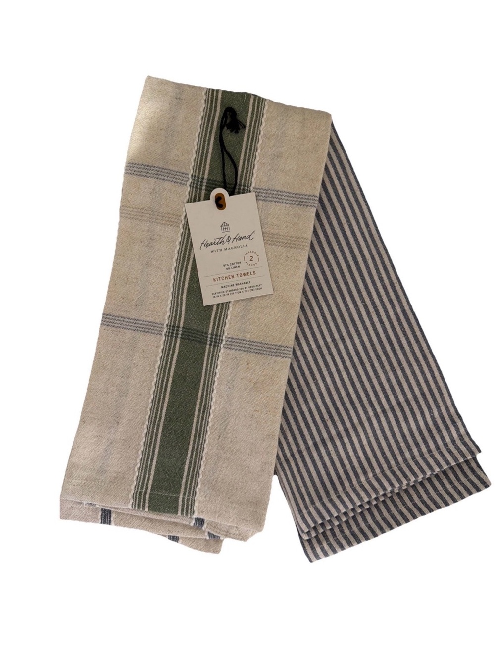 New Hearth and Hand with magnolia 2 pack Kitchen towels.
